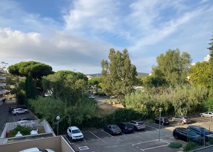 Climatise Centre-ville Avec Parking Prive - Fr-1-308-193 Le Lavandou